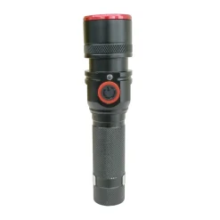 LED-Taschenlampe micro-USB schwarz rot ^ Flector Discount