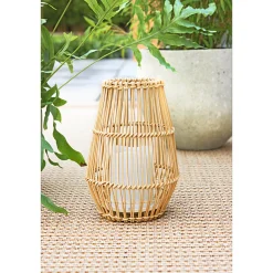 Solarlaterne Bamboo Candlelight inkl Flackereffekt ^ Flector Online