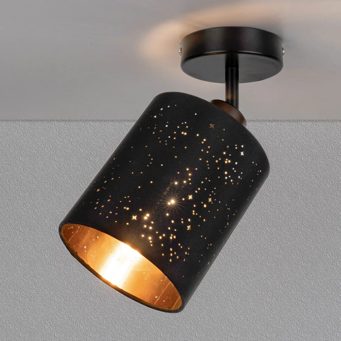 Spotserie Kassandra schwarz-gold flg. ^ Flector Clearance