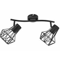 Spotserie Tabea 2-flg schwarz 28,5 x 18 x 18 cm ^ Flector Online