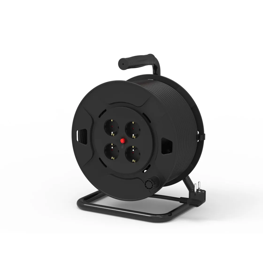 Kabeltrommel 40 m IP20 4-fach Schuko ^ Flector Technik Clearance