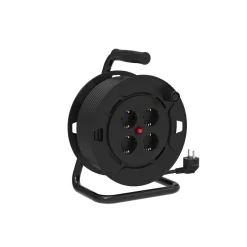 Kabeltrommel 20 m IP20 4-fach Schuko ^ Flector Technik Sale