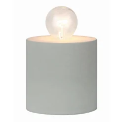Tischleuchte Cemento 10 x 10 cm rund ^ Flector Outlet