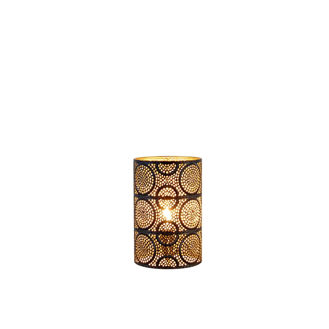 Tischleuchte Monastir schwarz/gold 40W ^ Flector Online