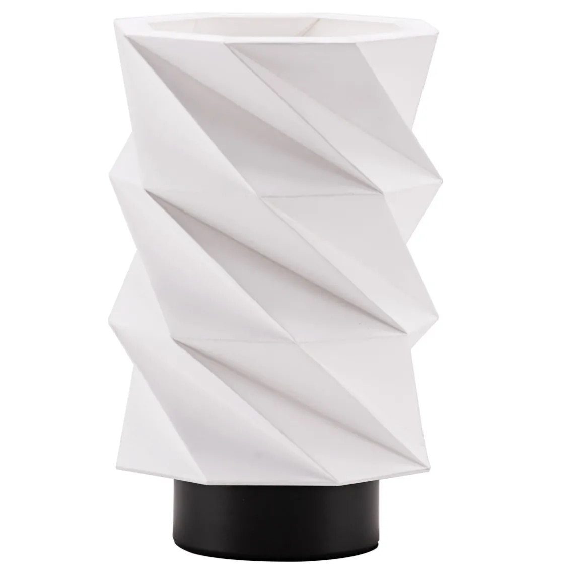 Tischleuchte Rumba H 26 Durchmesser 15 cm weiss E27 ^ Flector Online