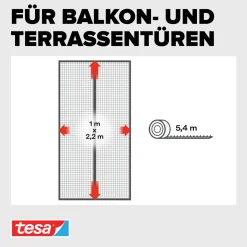 Fliegengitter Anklips-Rahmen für bodentiefe Fenster 1,20 x 2,40m ^ Hot