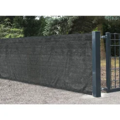 Sichtschutz HPDE-Gewebe Rolle anthrazit 180g/M2 5x1,5 m ^ floraworld Hot