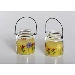 Flower Power Citronella Duftkerze SERA im Glas 8 x 9,2 cm ^ Clearance