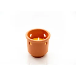 Flower Power Citronellakerze TERRA mit Loch 9,7 x 6 cm ^ Outlet