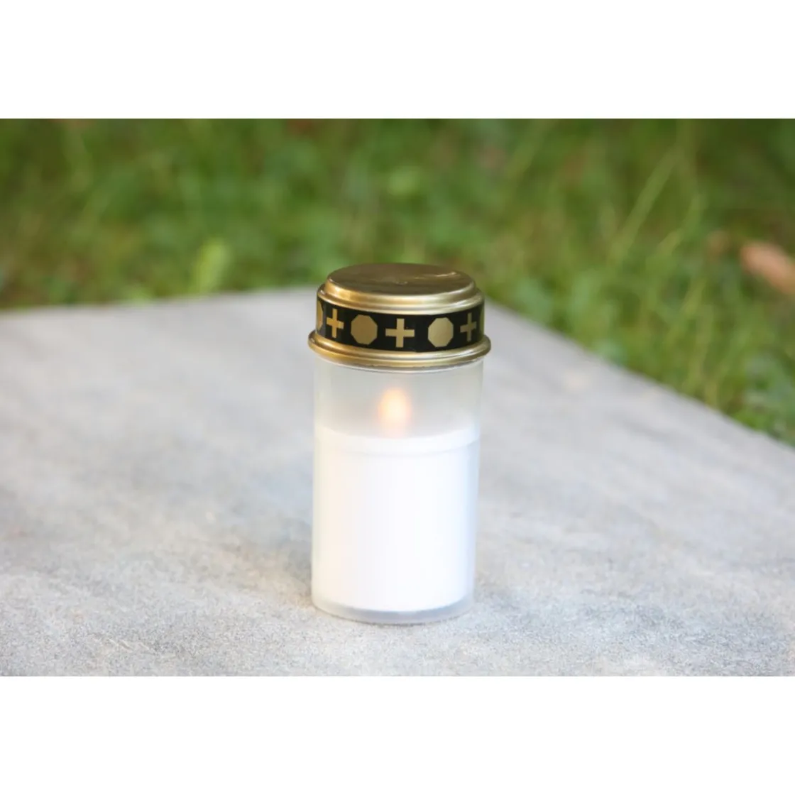 Flower Power LED Outdoor Grablampe mit Dorn SPINA WHITE 7 x 13 cm Kunststoff ^ Online