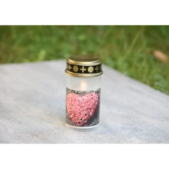 Flower Power LED Outdoor Grablampe mit Dorn TUMBA WHITE 7 x 13 cm Kunststoff ^ New