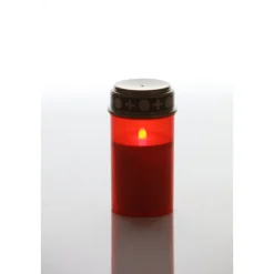 Flower Power LED Outdoor Grablampe mit Dorn SPINA RED 7 x 13 cm Kunststoff ^ Hot