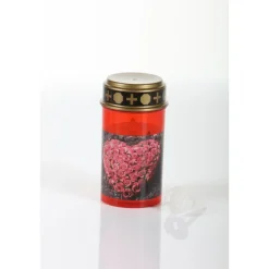 Flower Power LED Outdoor Grablampe mit Dorn TUMBA RED 7 x 13 cm Kunststoff ^ Hot