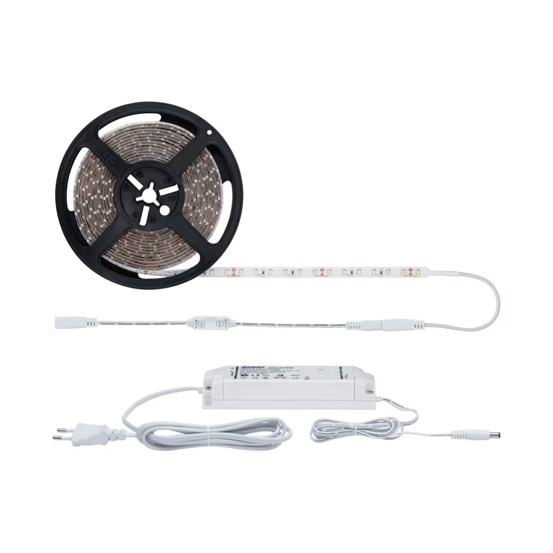 FN SimpLED Power Set 5m Warmweiss inklDimm/Switch 50W 230/24V DC Ws Kst ^ Paulmann Outlet