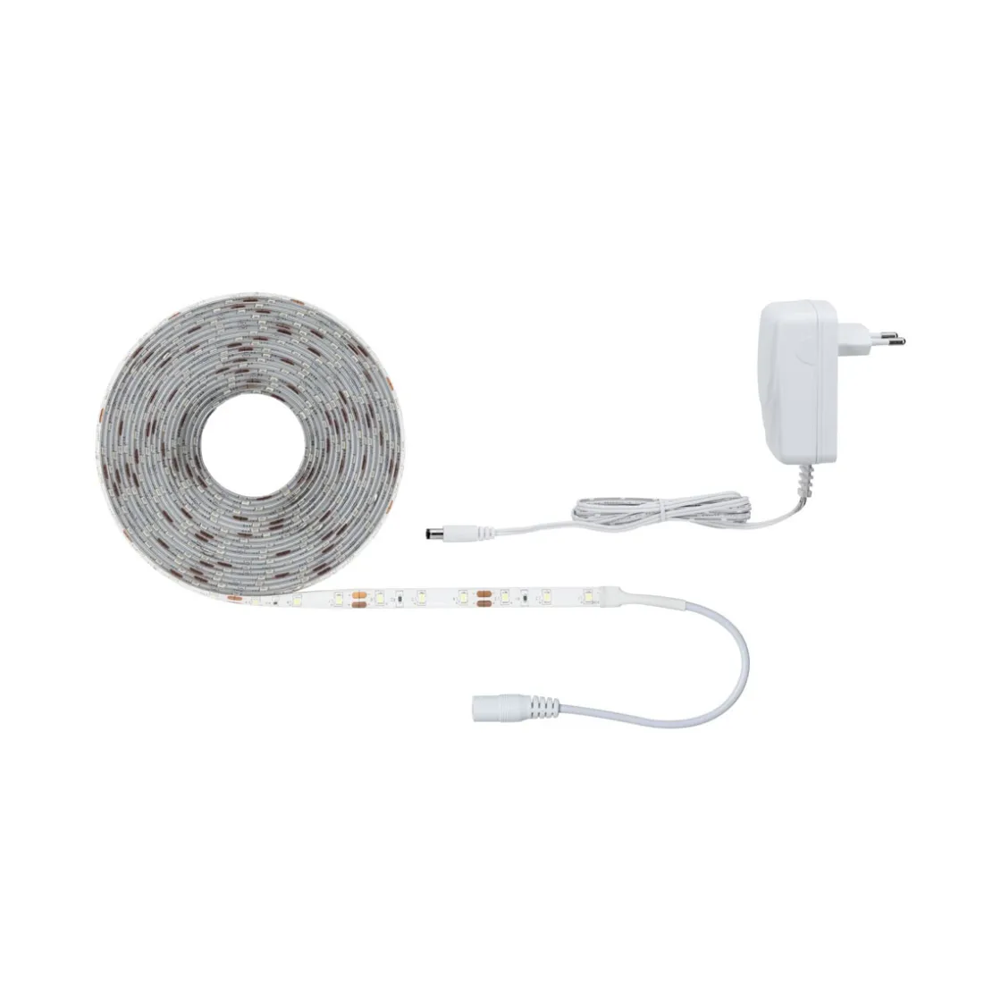 FN SimpLED Strip Set 5m Tageslichtweiss17W 230/12V DC Weiss Metall Kst. ^ Paulmann Online