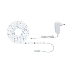 FN SimpLED Strip Set 5m Tageslichtweiss17W 230/12V DC Weiss Metall Kst. ^ Paulmann Online