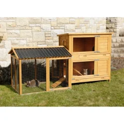 Freigehege Appartment Pro 115 x 90 x 85 cm braun ^ Outlet