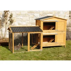 Freigehege Appartment Pro 115 x 90 x 85 cm braun ^ Outlet