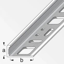 Winkelprofil 0 mm 2,5m Aluminium blank ^ Fundamo Outlet