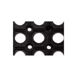 Fussmatte Gummiring 80x120cm offenschwarz ^ New