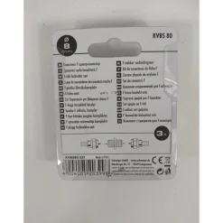 F-Verbinder Set f. 8 mm 2xF-St/1xF-Verb. ^ Schwaiger New