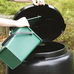 Abfalleimer für Bio-Müll 10 L grün ^ Garantia Outlet