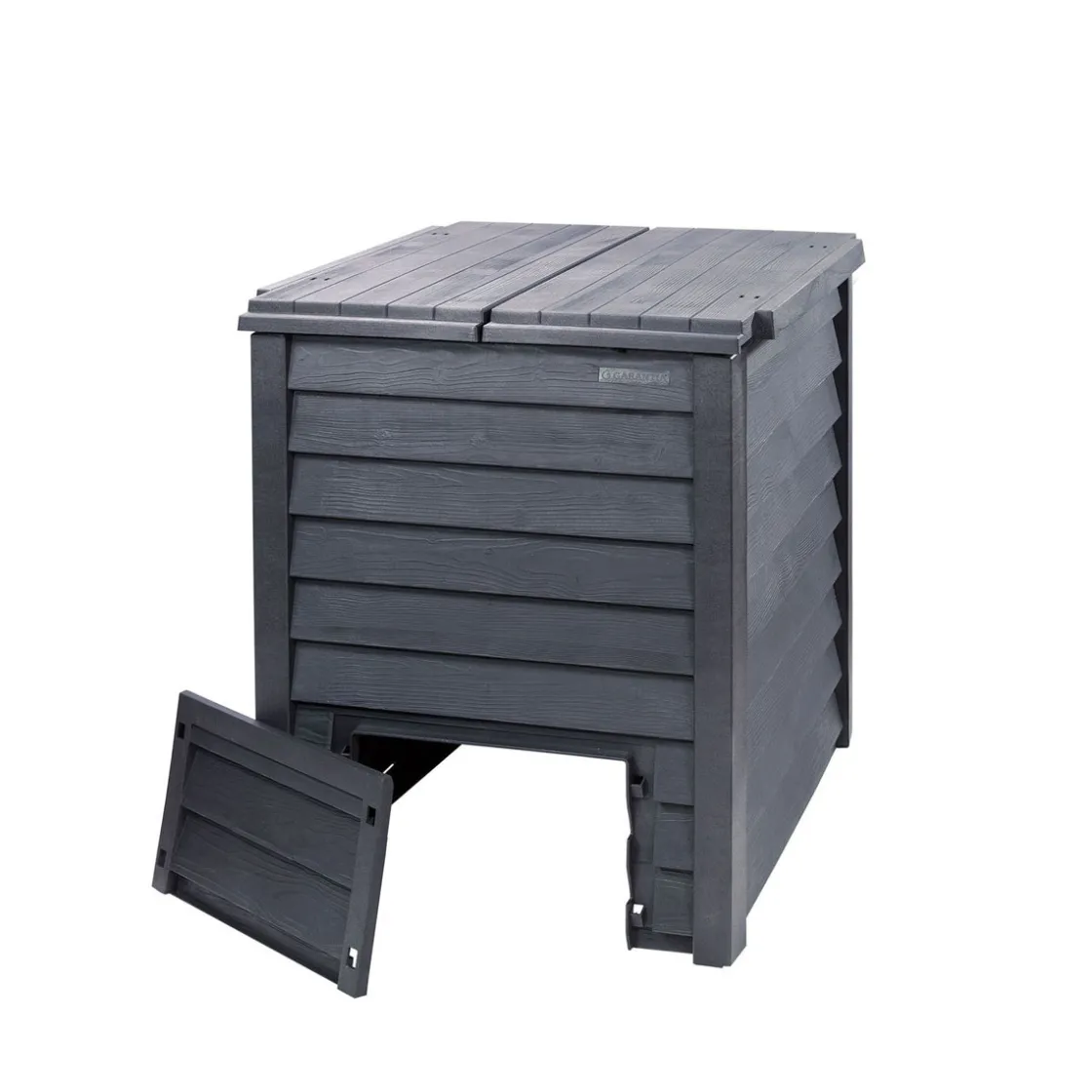 Komposter Thermo Wood 400 L anthrazit-braun ^ Garantia Outlet