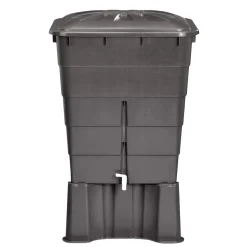 Regentonnen-Unterstand eckig 300 L graphite grey ^ Garantia Outlet