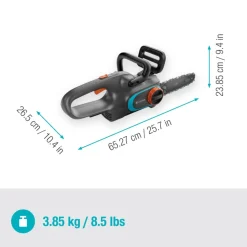 Akku-Kettensäge PowerSaw 250/18V Solo Akkubetriebene Kettensäge ^ Gardena Outlet