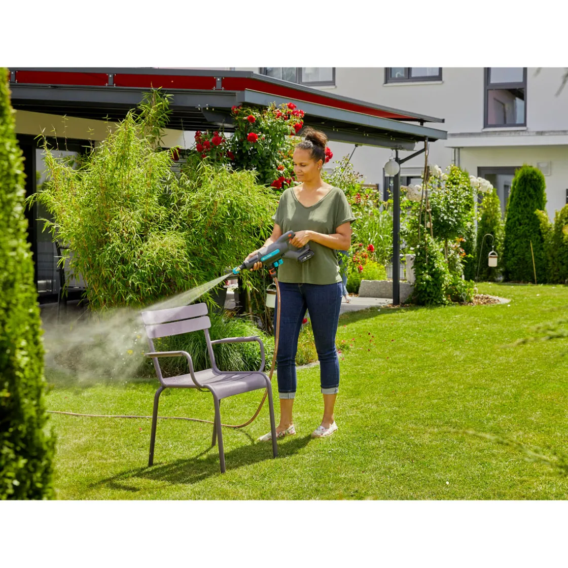 Akku-Mitteldruckreiniger AquaClean 24/18 V P4A Solo ^ Gardena Discount
