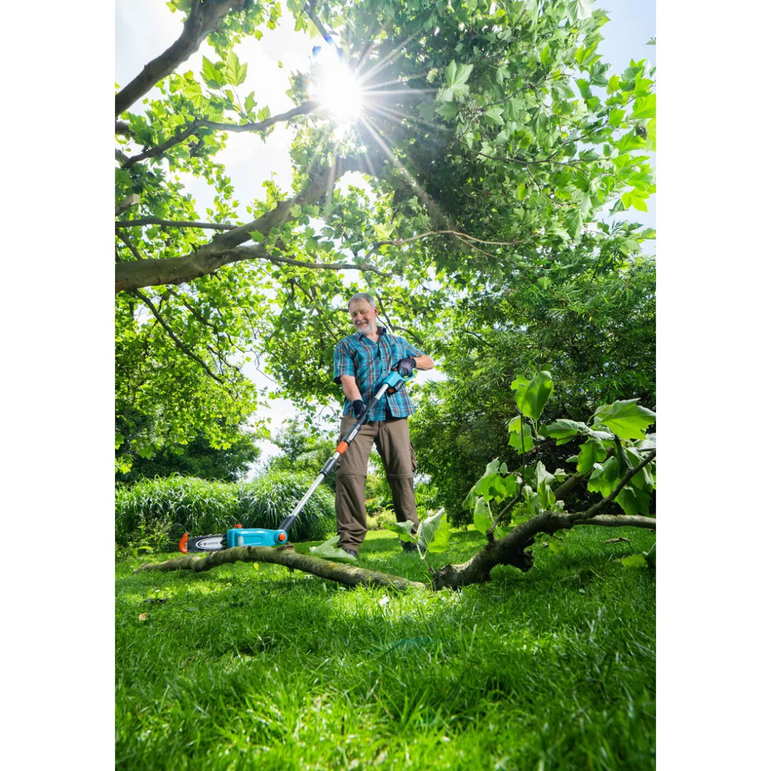 Akku-Teleskop-Hochentaster TCS 20/8V P4A mit Akku ^ Gardena Discount