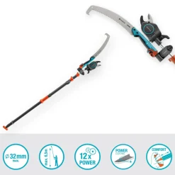 Baum- und Strauchschneider StarCut Pro L Set mit Säge und Adapter ^ Gardena Discount