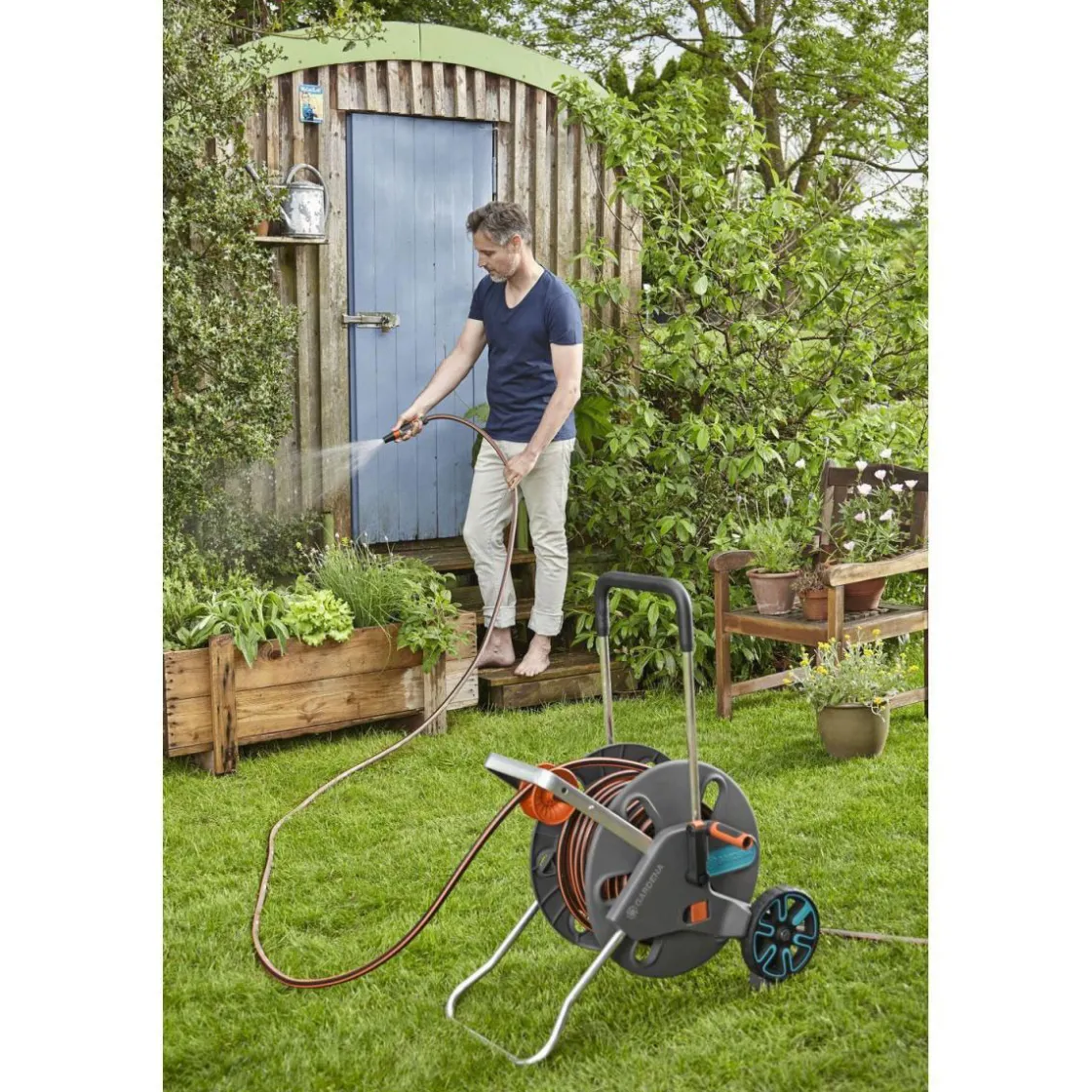 Schlauchwagen AquaRoll L Easy ^ Gardena Outlet