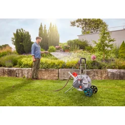Schlauchwagen AquaRoll M Metall ^ Gardena Clearance