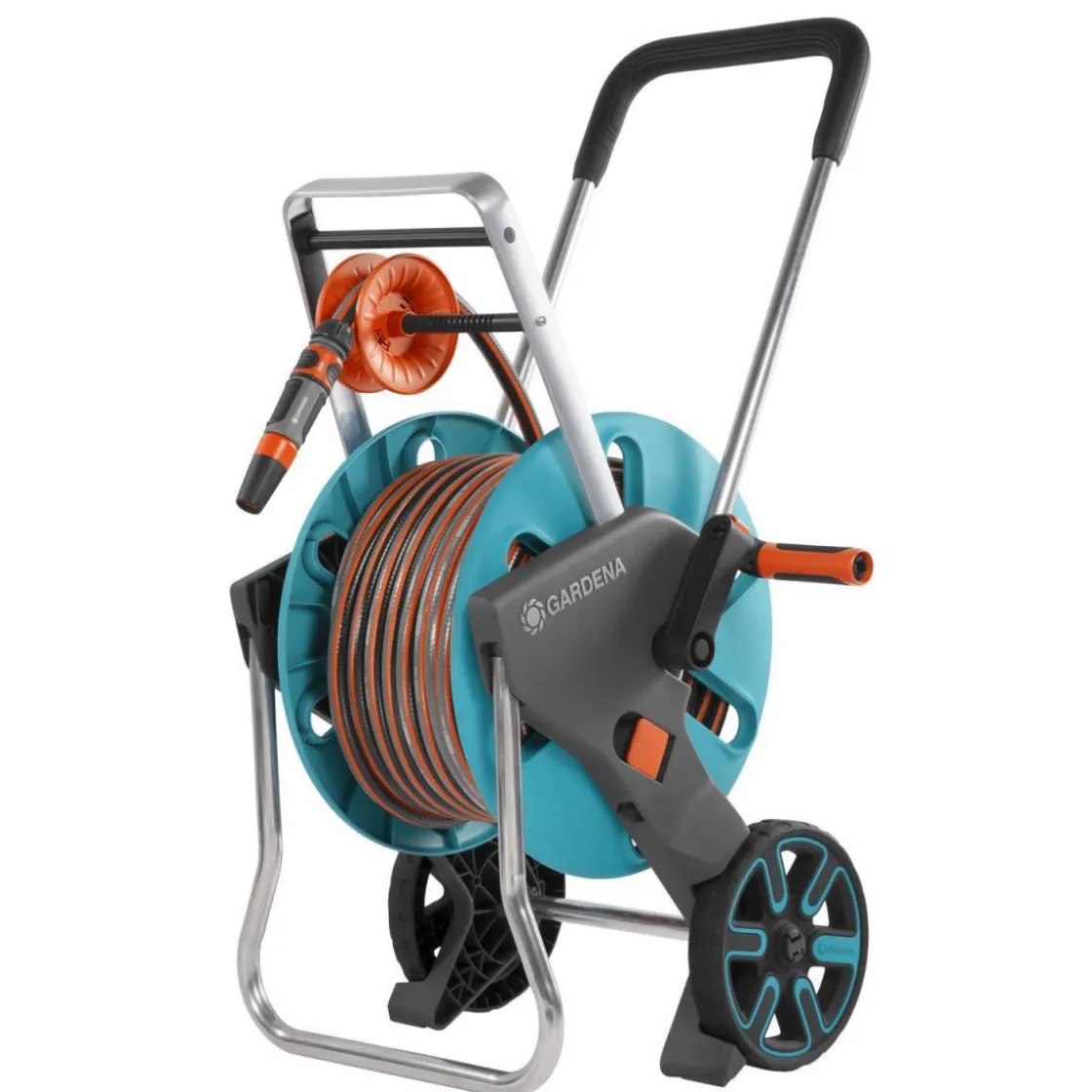 Schlauchwagen-Set AquaRoll M Easy mit Schlauch ^ Gardena
