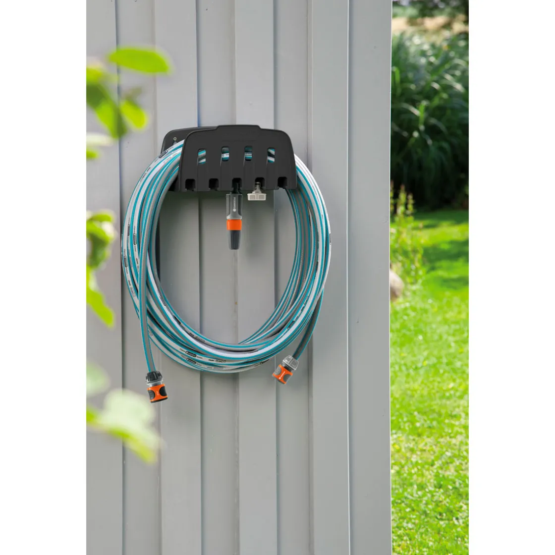 Wandschlauchhalter schwarz ^ Gardena Discount