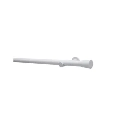 Gardinenstangen Korfu, 1-Lauf, Ø 28mm, weiß, Länge 200cm ^ Sale