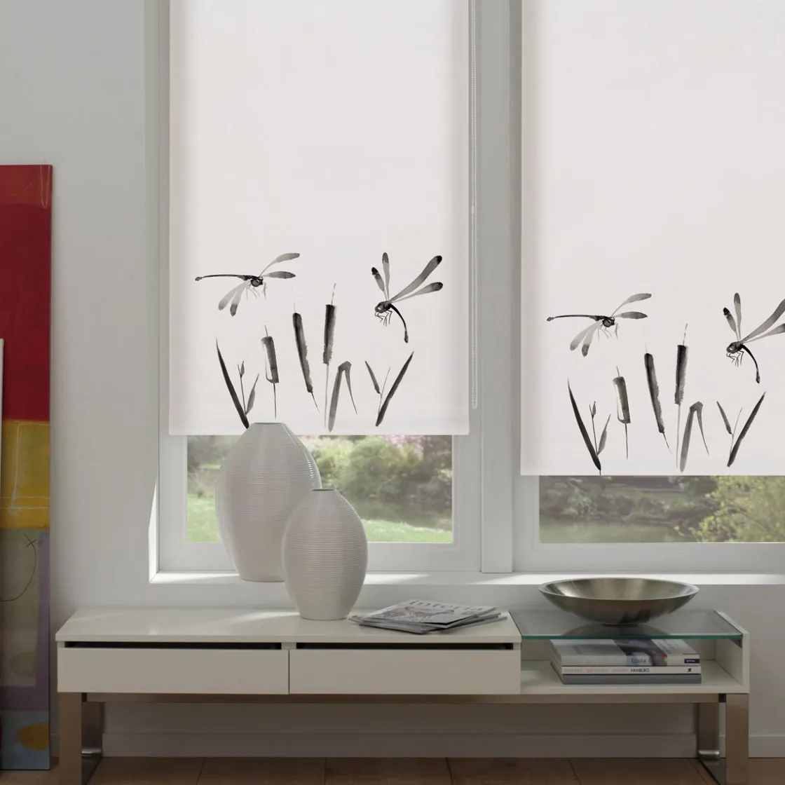 Easyfix Rollo Japandi Dragonfly 75x150 cm ^ Gardinia