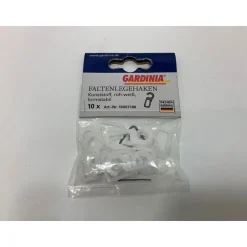 Faltenlegehaken Pom 20 mm weiß ^ Gardinia Best