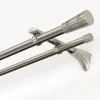 Gardinenstange Chicago mit Innenlauf Durchmesser 16 mm 200 cm Edelstahl-Optik ^ Gardinia Best