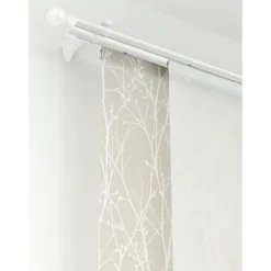 Gardinenstange Chicago mit Innenlauf Durchmesser 16 mm 160 cm weiß ^ Gardinia Best