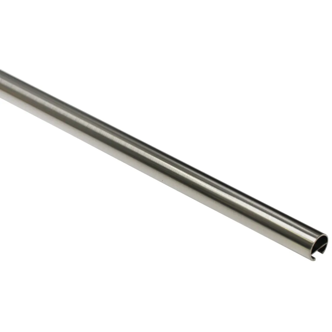 Gardinenstange Memphis mit Innenlauf Durchmesser 16 mm 160 cm Edelstahl-Optik ^ Gardinia Best