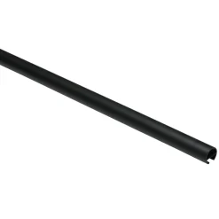 Gardinenstange Memphis mit Innenlauf Durchmesser 16 mm 120 cm schwarz matt ^ Gardinia Discount