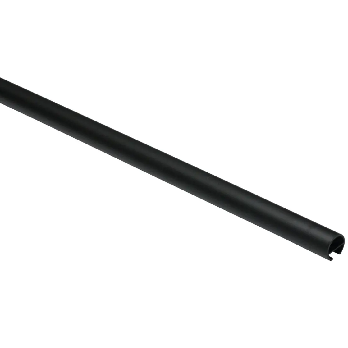 Gardinenstange Memphis mit Innenlauf Durchmesser 16 mm 120 cm schwarz matt ^ Gardinia Discount