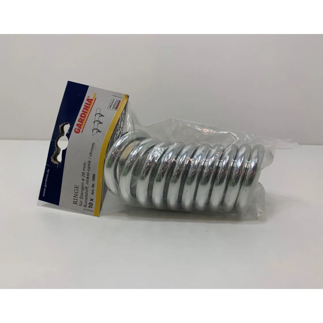 Ringe 56 mm verchromt ^ Gardinia New