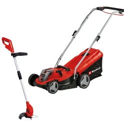 GE-CM 18/33 Li Set Akku-Rasenmaeher u.Trimmer ^ Einhell Outlet