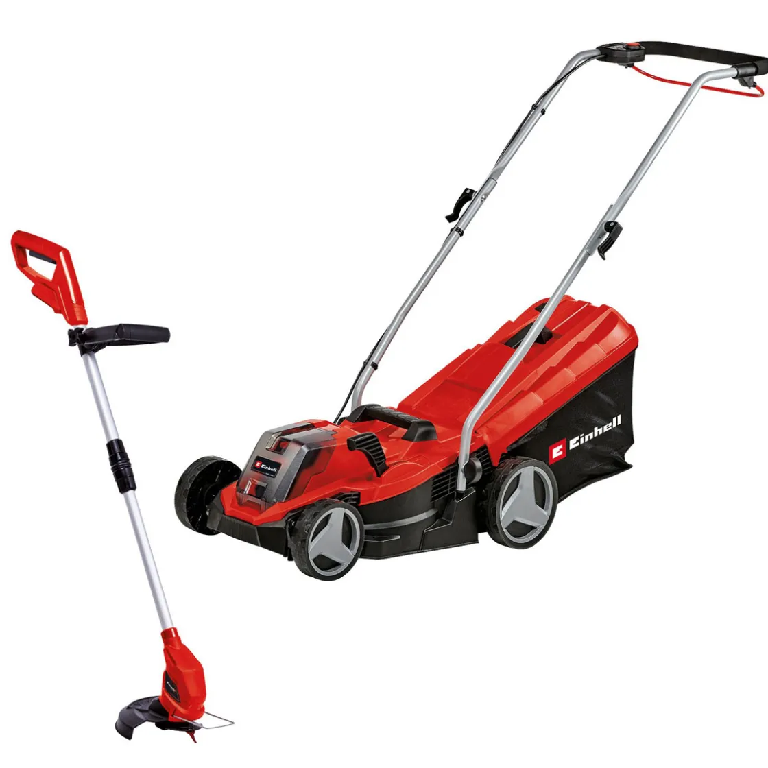 GE-CM 18/33 Li Set Akku-Rasenmaeher u.Trimmer ^ Einhell Outlet
