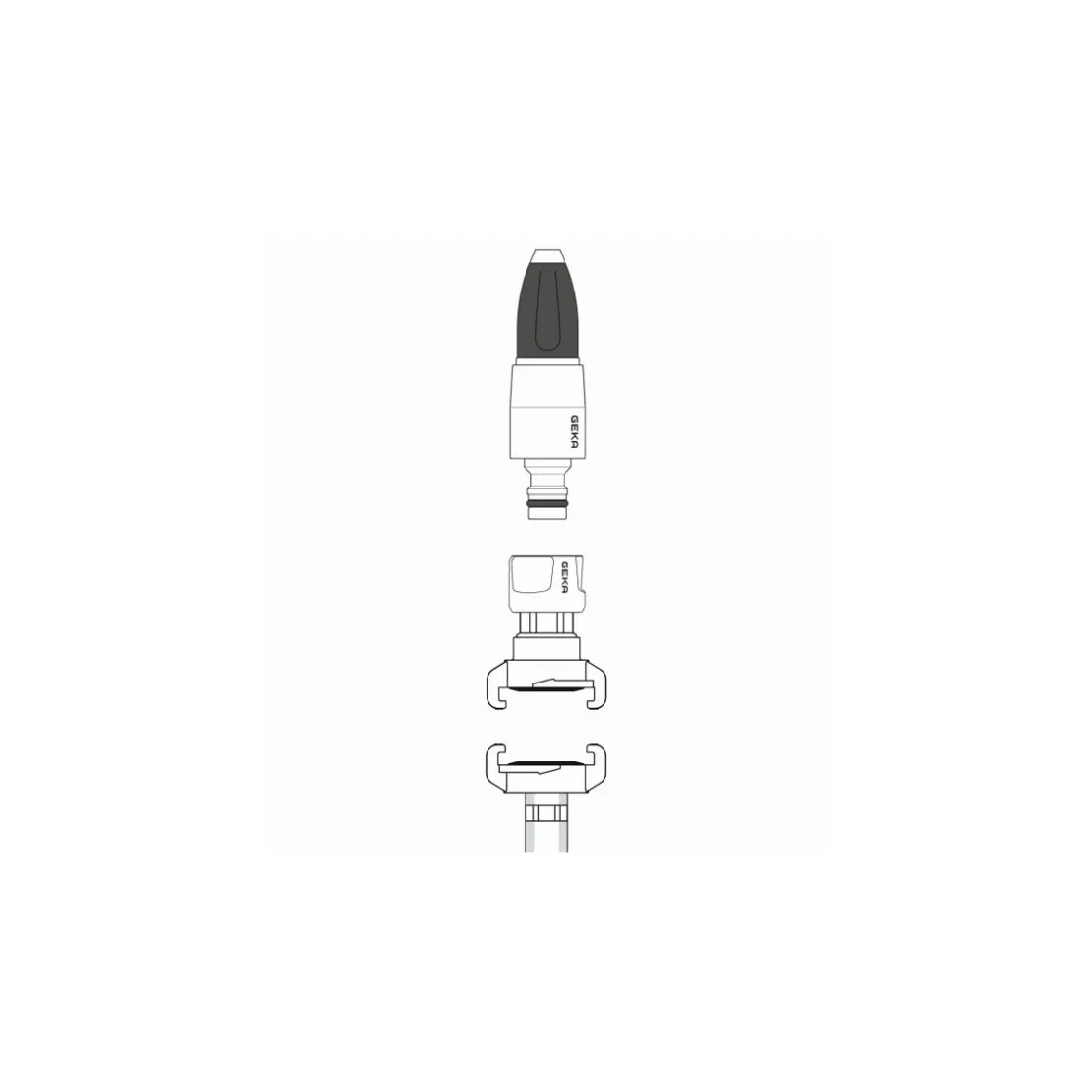 Adapter Klaue und Steckbuchse ^ GEKA Discount