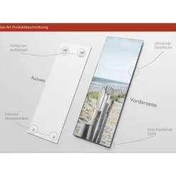 Glas-Art Ocean View II 30 x 80 Glasbild ^ Pro-Art Discount