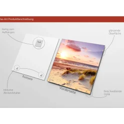 Glas-Art Sea Harmony 30 x 30 Glasbild ^ Pro-Art Best